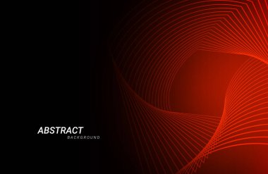 Renkli element çizgilerinden oluşan soyut grafik, vektör illüstrasyonu