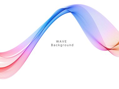 Renkli dalga tasarımı modern arkaplan vektörü