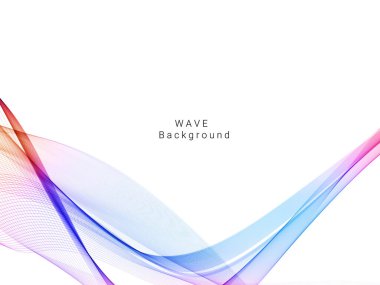 Renkli duman dalgası tasarımı modern arkaplan vektörü