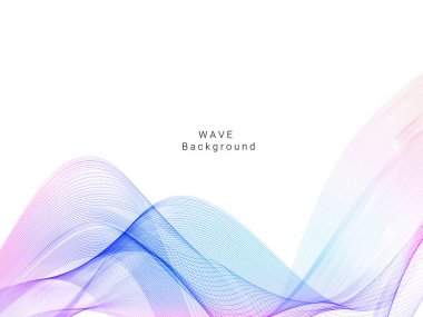 Renkli dinamik dalga tasarımı stil arkaplan vektörü