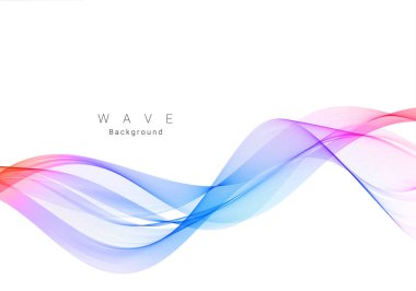 Renkli dalga tasarımı modern arkaplan vektörü