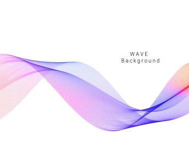 Renkli dalga tasarımı modern arkaplan vektörü