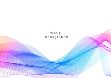 Renkli duman dalgası tasarımı modern arkaplan vektörü