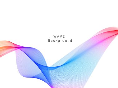 Renkli duman dalgası tasarımı modern arkaplan vektörü