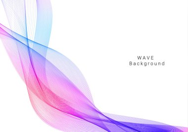 Renkli duman dalgası tasarımı modern arkaplan vektörü