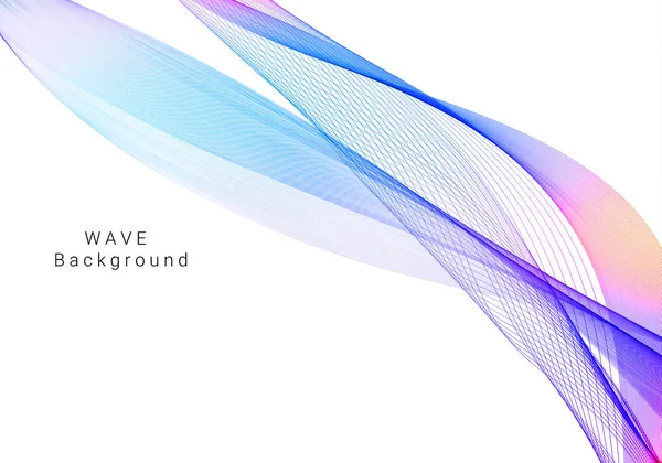 Renkli duman dalgası tasarımı modern arkaplan vektörü