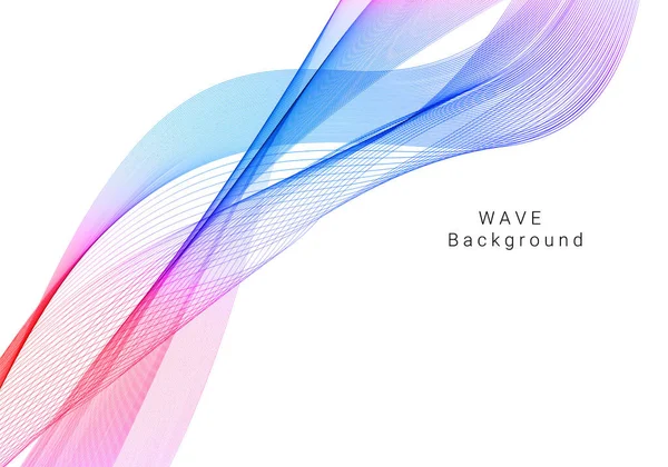 Renkli dalga tasarımı modern arkaplan vektörü