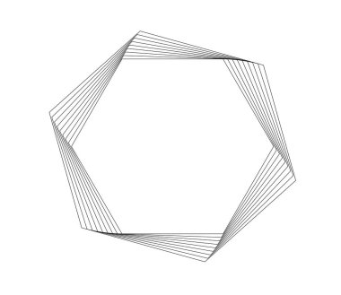 Beyaz arkaplan vektöründe siyah element yuvarlanmış tasarım 