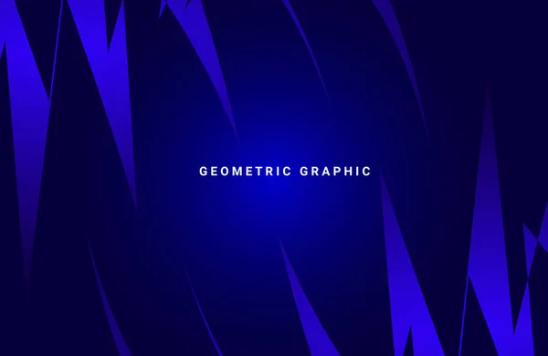 Abstract Geometric Modern Stylish Smooth Dark Banner Background Vector — Vettoriale Stock
