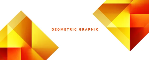 Abstract Geometric Modern Stylish Smooth Dark Banner Background Vector — Stockový vektor