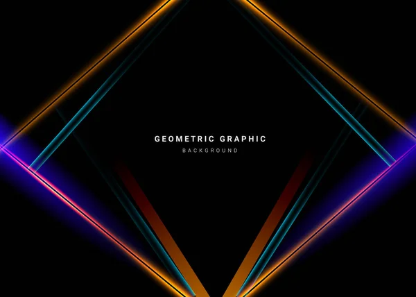 Resumen Geométrico Moderno Elegante Diseño Fondo Vector — Vector de stock