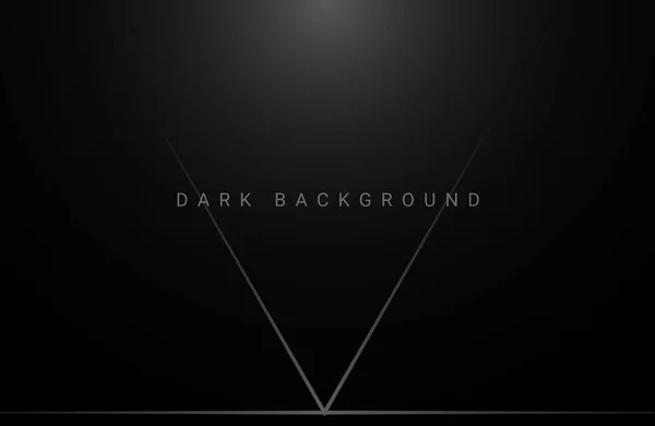 Концепция Темноты Чёрный Геометрический Вектор Фона — стоковый вектор