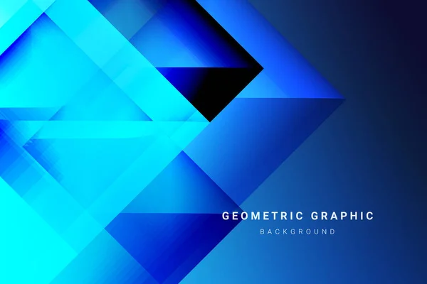 Résumé Géométrique Dynamique Design Coloré Fond Vecteur — Image vectorielle