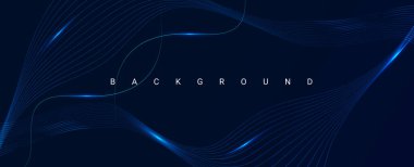 abstract stylish blue wave design background vector