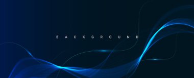 Abstract geometry stylish glossy flowig line futuristic pattern design background vector