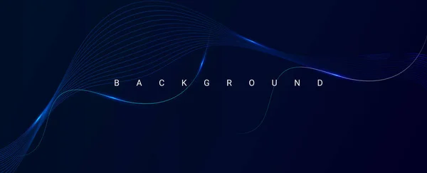 abstract stylish blue wave design background vector