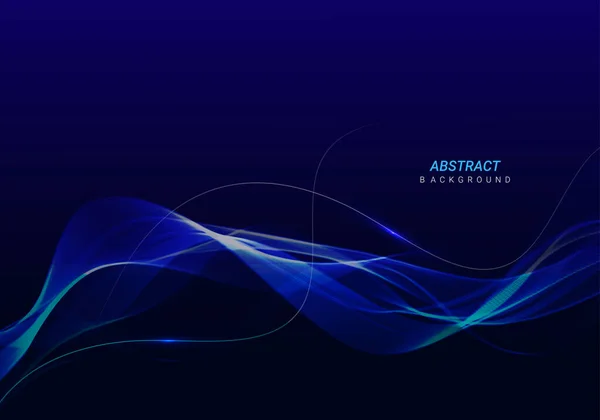 Abstract Geometry Stylish Glossy Flowig Line Futuristic Pattern Design Background - Stok Vektor