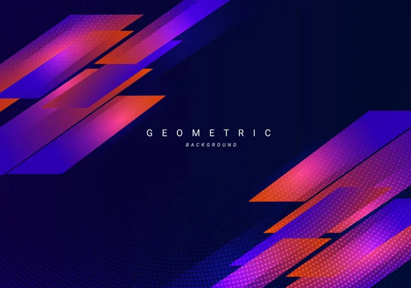 Resumen Geométrico Moderno Elegante Diseño Fondo Vector — Vector de stock