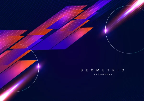 Resumen Geométrico Moderno Elegante Diseño Fondo Vector — Vector de stock