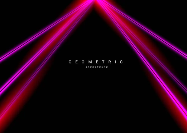 Abstrakt Geometrisk Design Dynamisk Modern Grafisk Bakgrund Vektor — Stock vektor