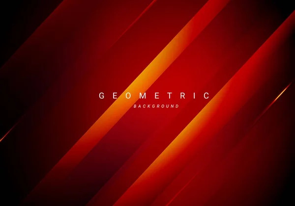 Diseño Geométrico Abstracto Dinámico Moderno Vector Fondo Gráfico — Vector de stock