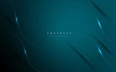 Abstract geometric blue design dynamic modern graphic background vector