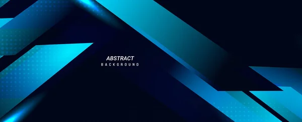 Abstract Geometric Blue Design Dynamic Modern Graphic Background Vector — ストックベクタ