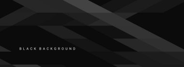 Dark geometric black abstract background elegant decorative design pattern vector