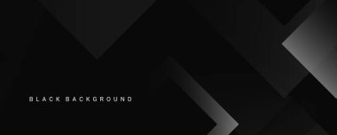 Dark geometric black abstract background elegant decorative design pattern vector