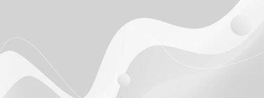 Soyut gri ve beyaz geometrik stil modern pürüzsüz arkaplan tasarım vektörü