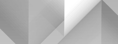 Soyut gri ve beyaz geometrik stil modern pürüzsüz arkaplan tasarım vektörü