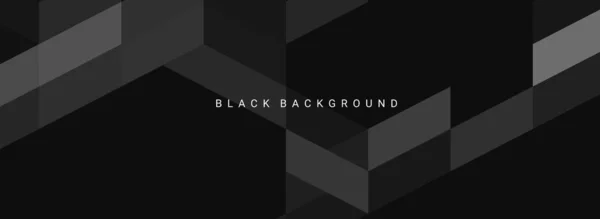 Σκούρο Γεωμετρικό Μαύρο Αφηρημένο Φόντο Κομψό Μοτίβο Διακοσμητικό Σχέδιο Διάνυσμα — Διανυσματικό Αρχείο