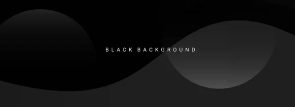 Dark Geometric Black Abstract Background Elegant Decorative Design Pattern Vector — 스톡 벡터