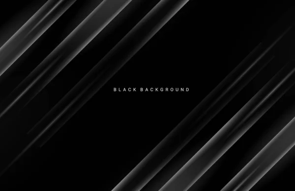 Dark Geometric Black Abstract Background Elegant Decorative Design Pattern Vector — Stockvektor