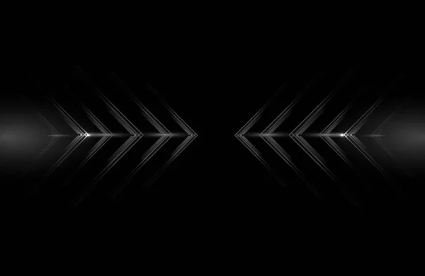 Dark Geometric Black Abstract Background Elegant Decorative Design Pattern Vector — Stockový vektor