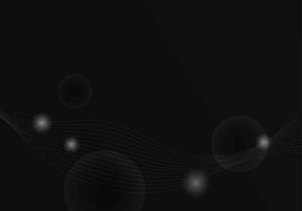 Dark Geometric Black Abstract Background Elegant Decorative Design Pattern Vector — 图库矢量图片