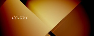 Soyut geometrik altın rengi vektör tasarımı arka plan vektörü