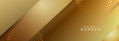 Soyut geometrik altın konsept lüks tasarım arka plan vektörü