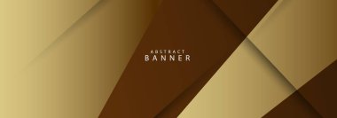 Soyut geometrik altın rengi vektör tasarımı arka plan vektörü