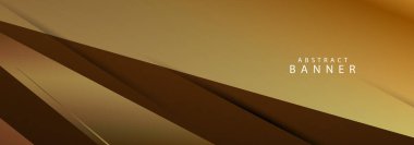 Soyut geometrik altın konsept lüks tasarım arka plan vektörü