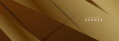 Soyut geometrik altın rengi vektör tasarımı arka plan vektörü