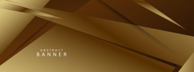 Soyut geometrik altın konsept lüks tasarım arka plan vektörü