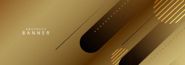 Soyut geometrik altın konsept lüks tasarım arka plan vektörü