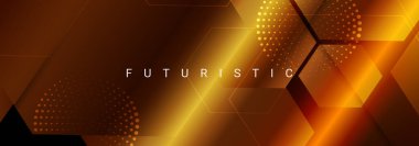 Soyut geometrik altın rengi vektör tasarımı arka plan vektörü