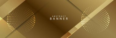 Soyut geometrik altın rengi vektör tasarımı arka plan vektörü