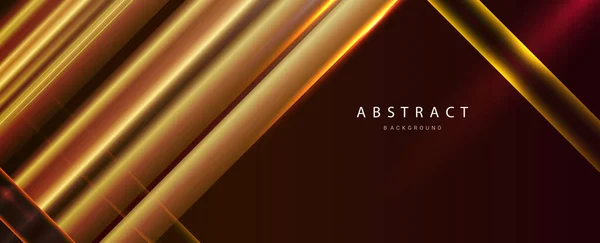 Abstract Geometrisch Gouden Concept Luxe Design Achtergrond Vector — Stockvector