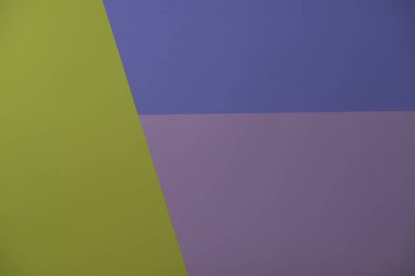 Sarı, mor ve pembe renkli kağıtlarla Geometrik arkaplan