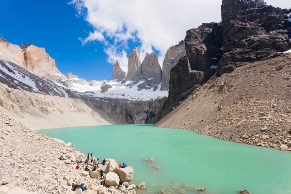 Parque Nacional Torres Del Paine Vista Chile Paisaje Patagonia Chilena — Foto de Stock