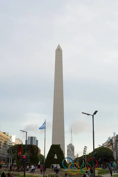 Buenos Aires Argentina November 2018 Buenos Aires Obelisk View G20 — Stock Photo, Image