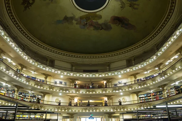 Buenos Aires Argentina November 2018 Ateneo Grand Schitterend Uitzicht Boekhandel — Stockfoto